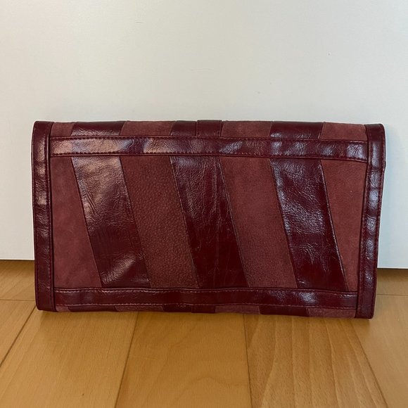 Vintage Urban Outfitters Suede and Faux Leather Clutch - Picture 2 of 5